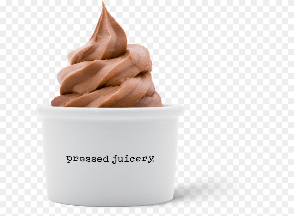 Chocolate Freeze Soft Ice Cream In A Cup With Sprinkles, Dessert, Food, Ice Cream, Frozen Yogurt Free Png