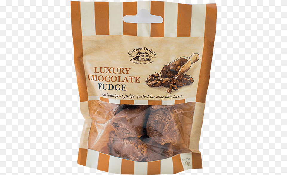 Chocolate Fudge Fuet, Food, Sweets, Dessert, Bag Png Image