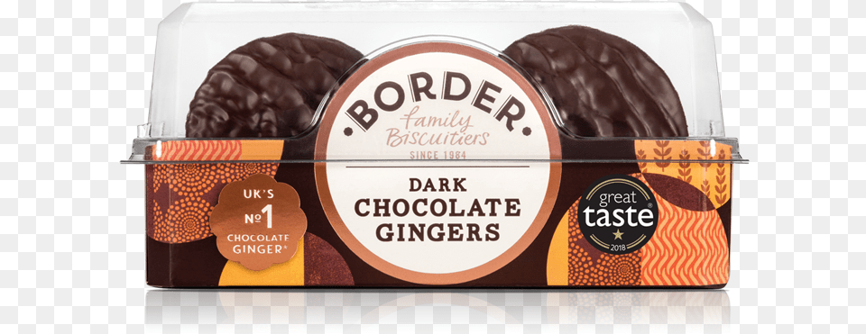 Chocolate Gingers Borders Dark Chocolate Ginger Biscuits, Dessert, Food, Sweets, Cocoa Png Image