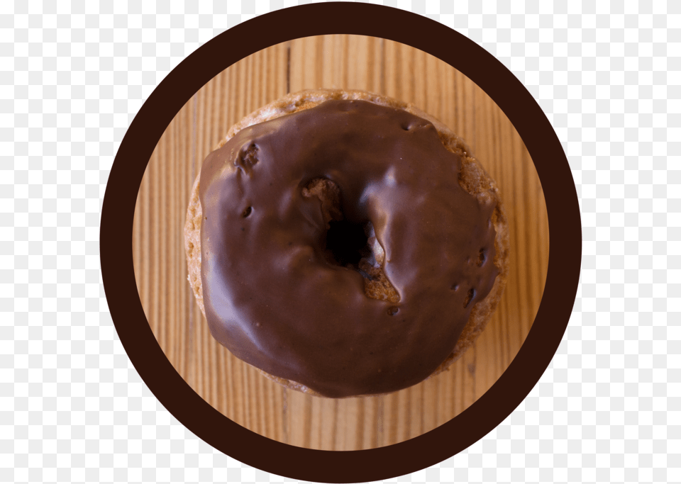 Chocolate Glazed Buttermilk, Food, Sweets, Donut, Face Png Image