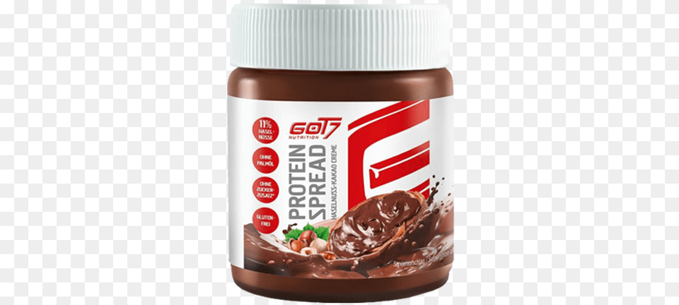 Chocolate Hazelnut Protein Spread Chocolate, Food, Peanut Butter, Ketchup, Dessert Free Png Download