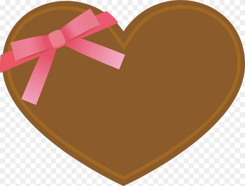 Chocolate Heart For Valentine39s Day Clipart Free Png Download
