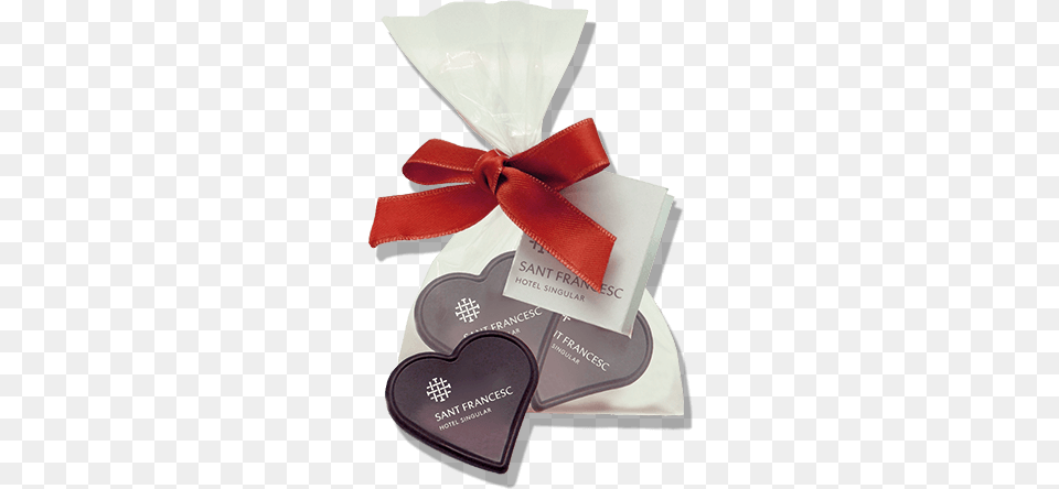 Chocolate Heart In Flowpack Wrapping Paper Free Png
