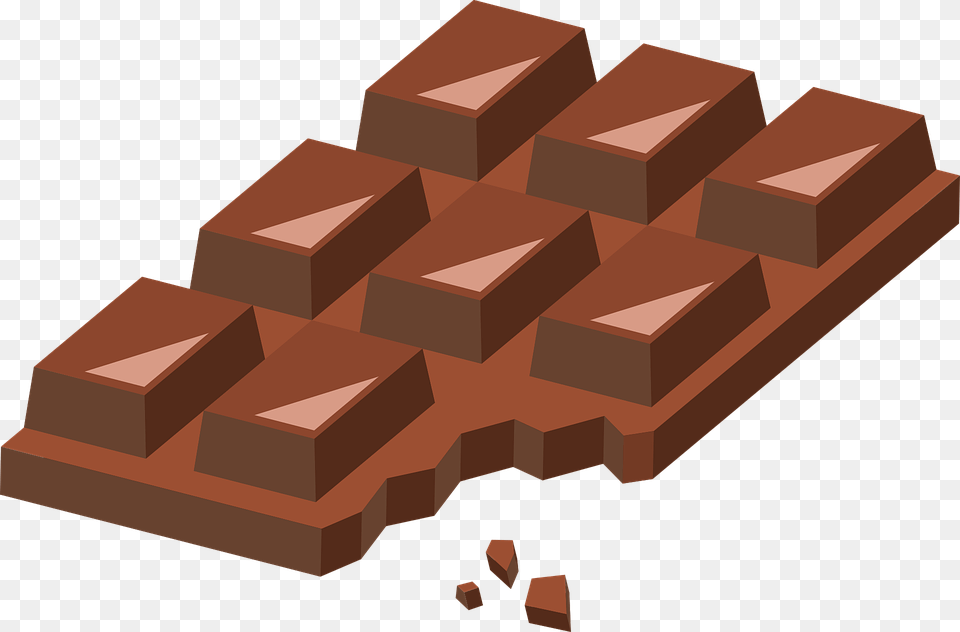 Chocolate High Quality Clip Art Chocolate Transparent, Food, Sweets, Dessert, Brick Png Image
