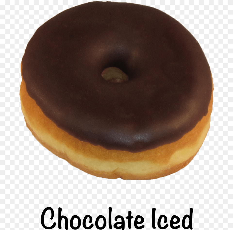 Chocolate Ice Ciambella, Donut, Food, Sweets, Bread Free Png