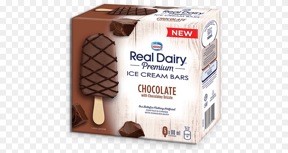 Chocolate Ice Cream Bars Real Dairy Real Dairy Chocolate Ice Cream Bar, Food, Dessert, Ice Cream Free Png