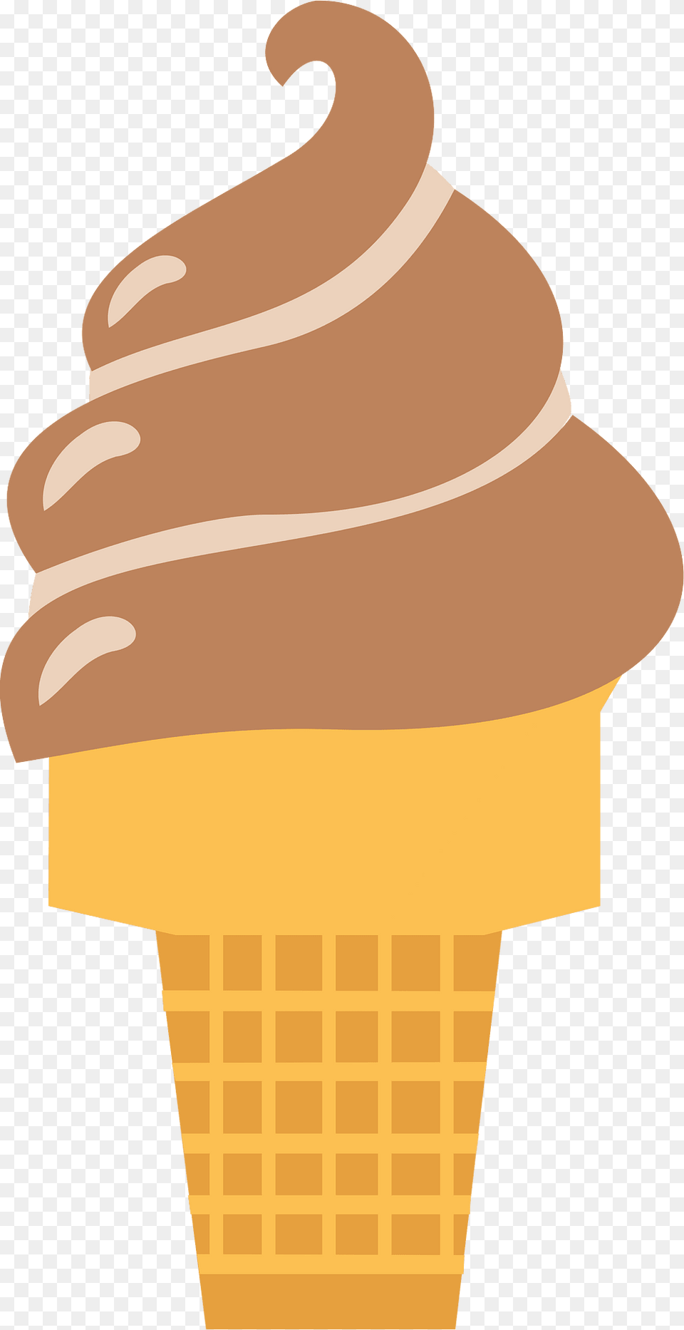 Chocolate Ice Cream Clipart, Dessert, Food, Ice Cream, Soft Serve Ice Cream Free Png