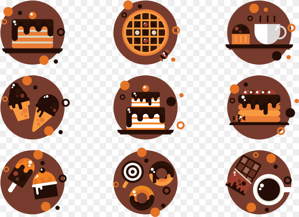 Chocolate Icons Vector Icone Confeitaria, Food, Sweets, Cookie Png Image