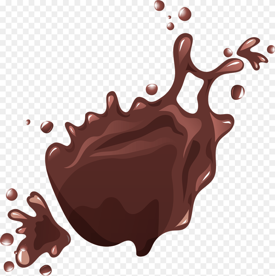 Chocolate Illustration, Stain, Beverage Png Image