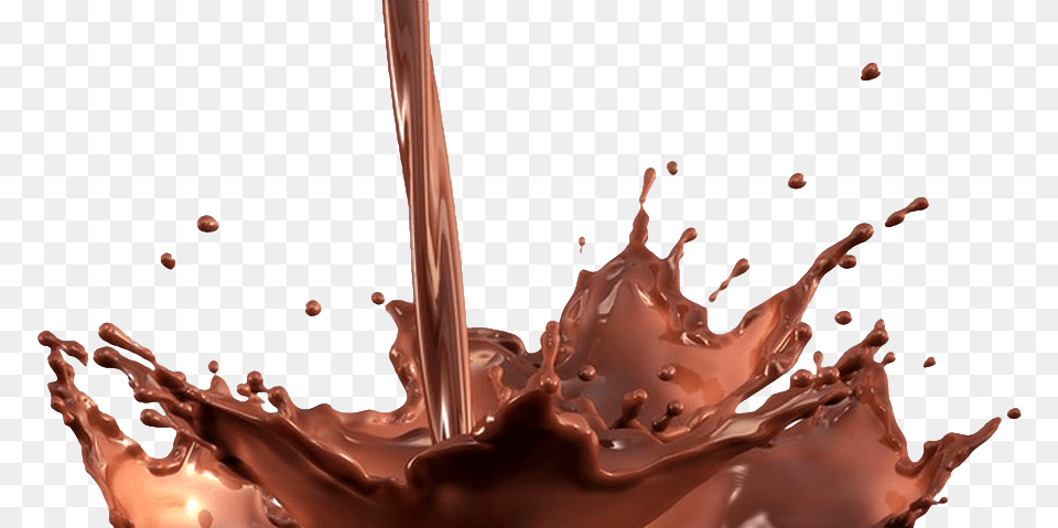 Chocolate Milk Splash Beverage Free Transparent Png