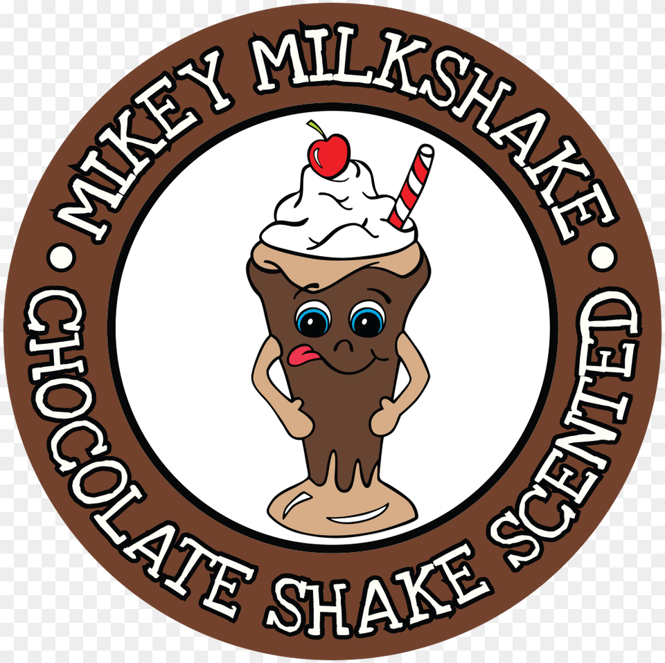 Chocolate Milkshake Whiffer Stickers Scratch Sniff Stickers, Cream, Dessert, Food, Ice Cream Png Image