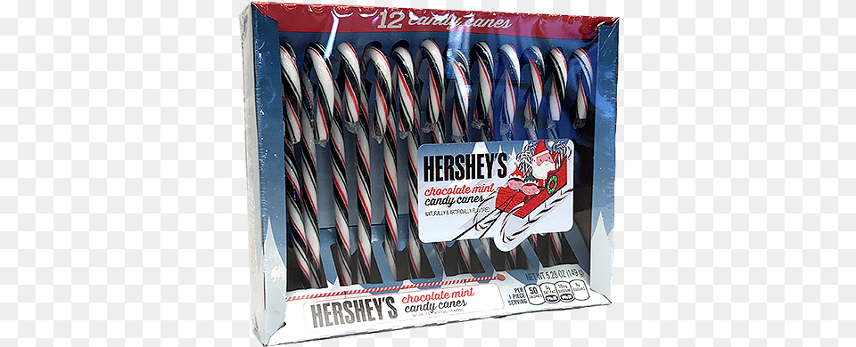 Chocolate Mint Candy Canes Hersheys Candy Canes Chocolate Mint 12 Candy Canes, Food, Sweets, Accessories, Formal Wear Png