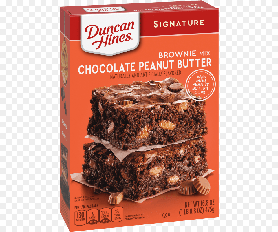 Chocolate Peanut Butter Brownie Mix Chocolate, Cookie, Dessert, Food, Sweets Free Png
