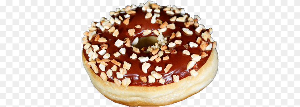 Chocolate Peanut Doughnut, Food, Sweets, Bread, Donut Free Png