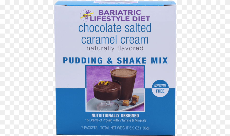 Chocolate Salted Caramel Cream Pudding Amp Shake Mix Weight Loss Systems Pudding Amp Shake, Cup, Advertisement, Cocoa, Dessert Free Png