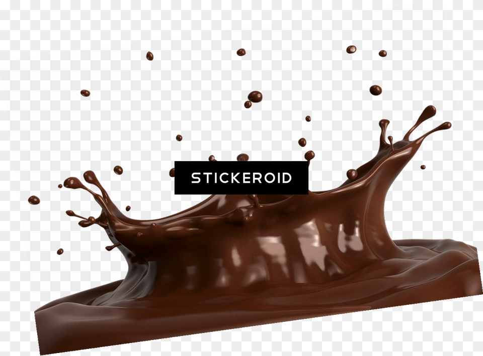 Chocolate Splash Chocolate, Cocoa, Dessert, Food, Smoke Pipe Png