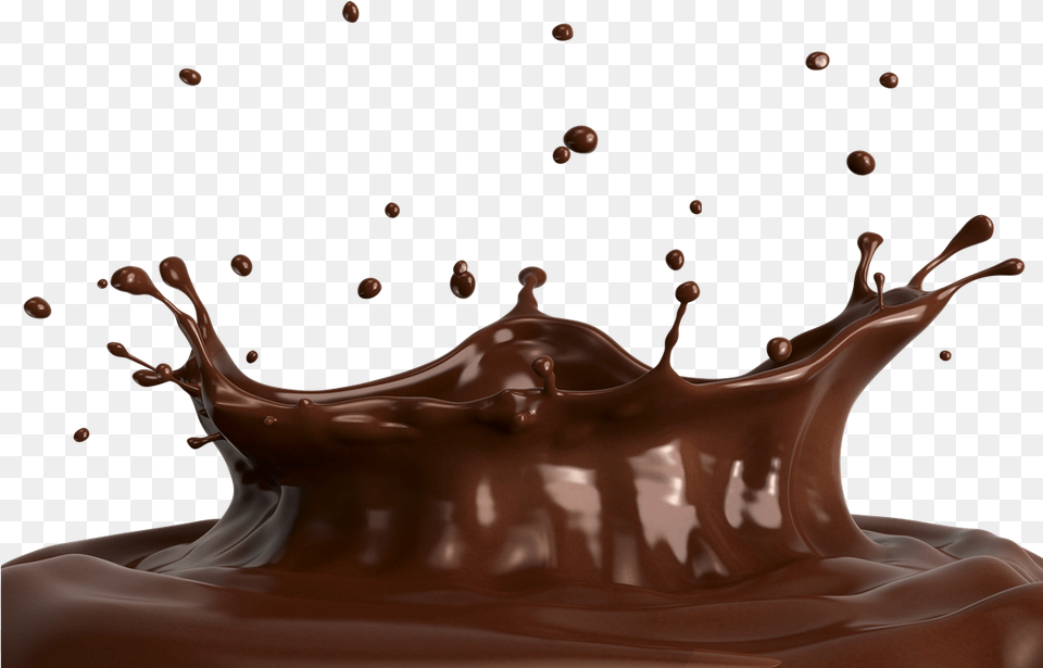 Chocolate Splash Pic Images Splash Chocolate Milk, Cocoa, Dessert, Food, Smoke Pipe Png Image