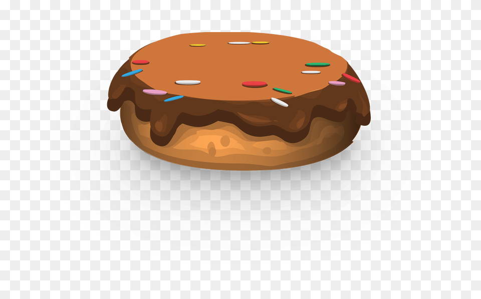 Chocolate Sprinkles Donut Fantasy Stool Clipart, Food, Sweets Free Png