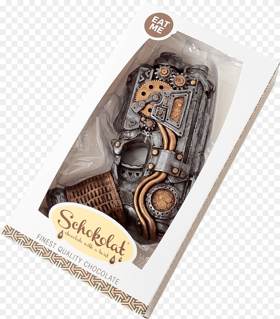 Chocolate Steampunk Gun Schokolat, Advertisement, Poster Png Image