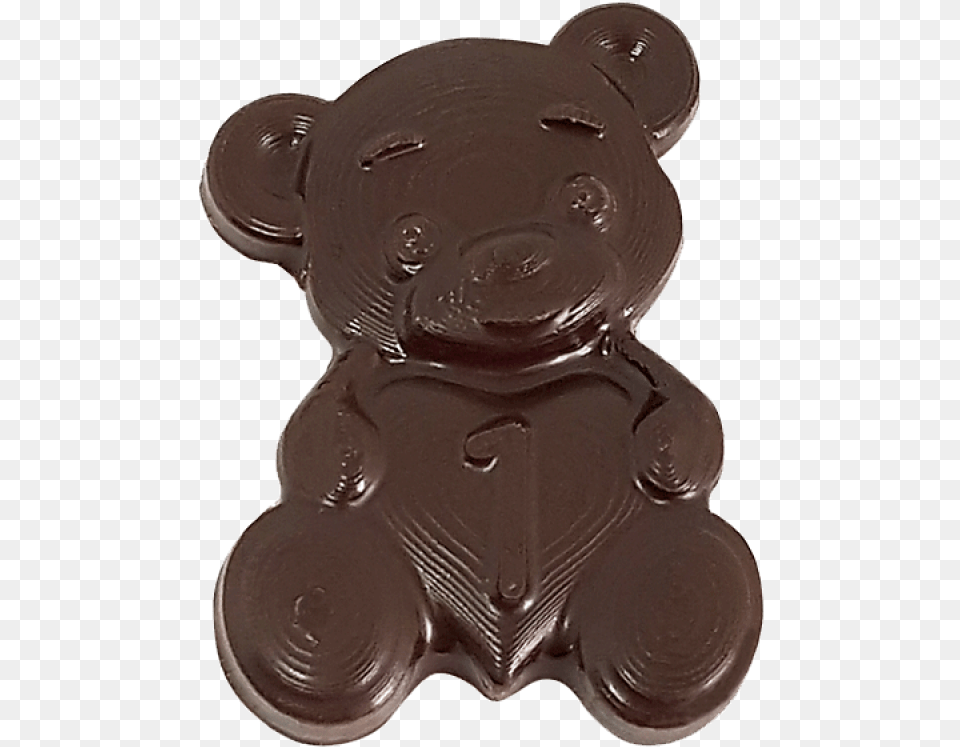 Chocolate Teddy Bear Teddy Bear Chocolate, Dessert, Food, Sweets Free Transparent Png