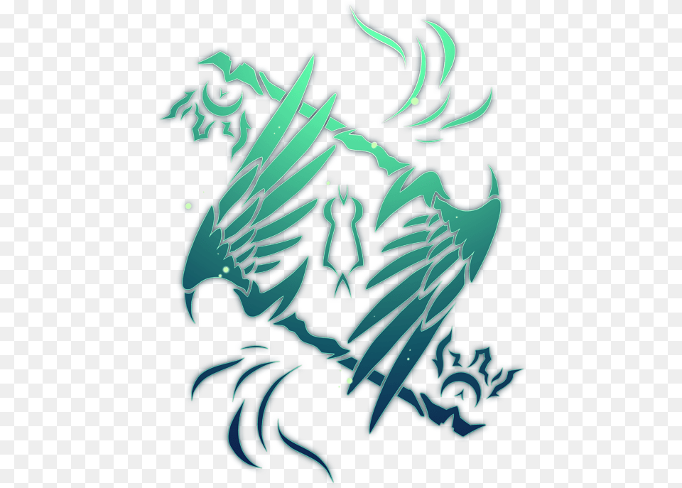 Choi Daehyo Cool Anime Logo Transparent, Dragon, Animal, Fish, Sea Life Png Image