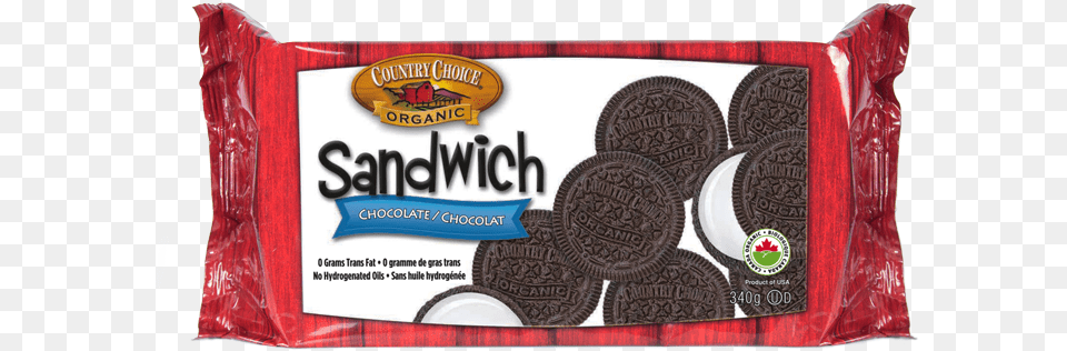 Choice Chocolate Sandwich Cookies Country Choice Organic Sandwich Cookies Duplex, Food, Sweets, Cookie Free Png