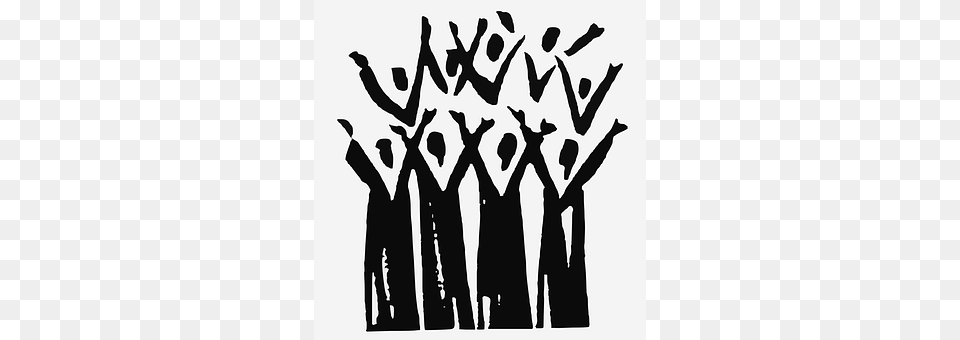 Choir People, Person, Stencil, Crowd Free Transparent Png