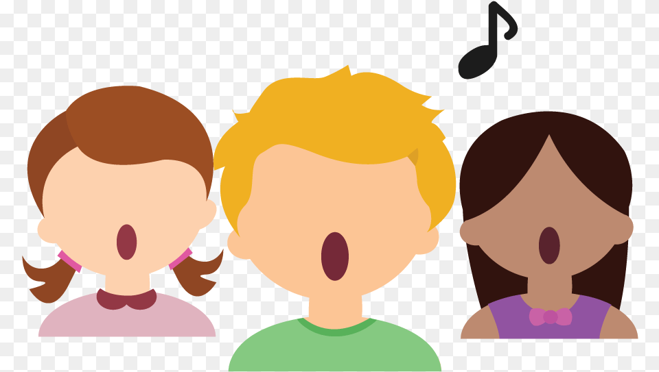 Choir Singer Choir Singing Practice Cartoon, Baby, Person, People, Head Free Png Download
