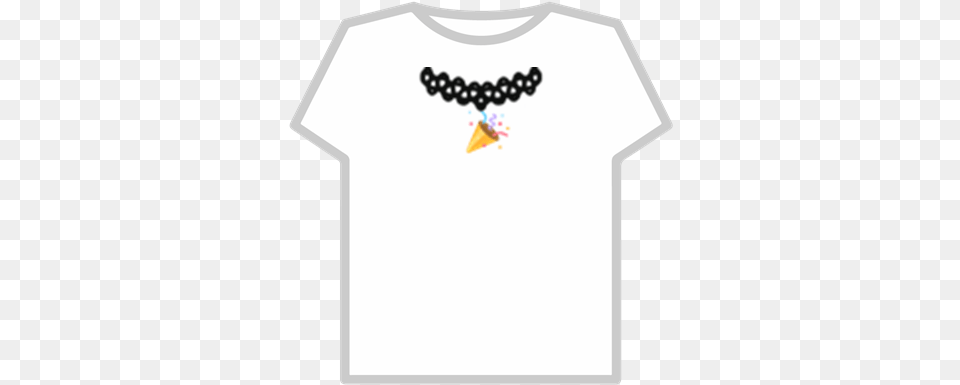 Choker With Party Popper Emoji Roblox Roblox Spiked Collar, Clothing, T-shirt, Accessories, Jewelry Png