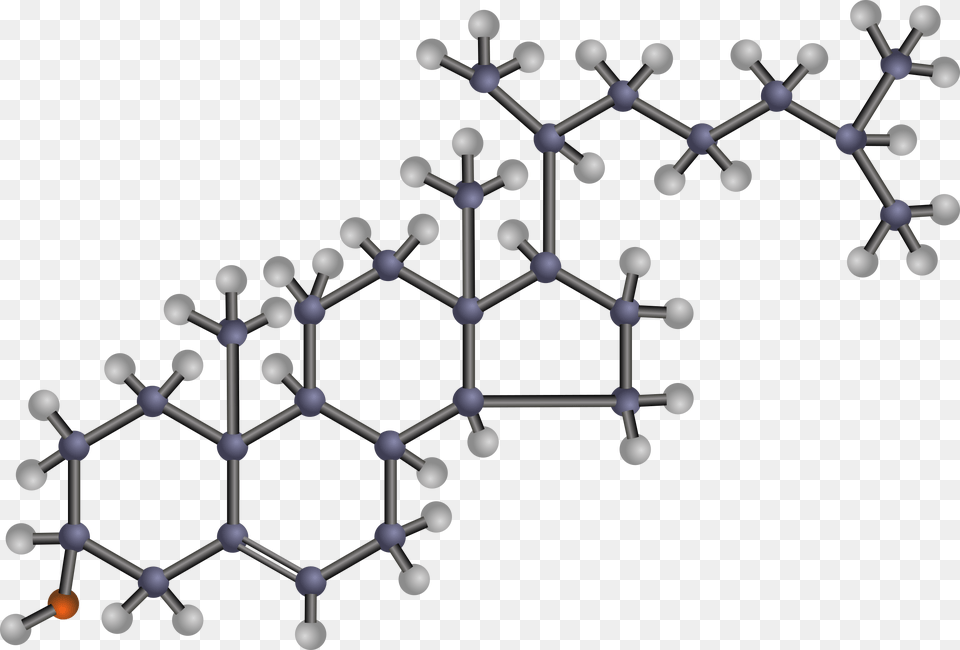 Cholesterol Clip Arts Cholesterol Structure Ball And Stick, Network, Chess, Game, Nature Png