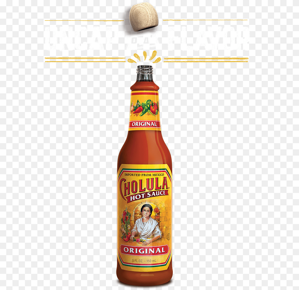 Cholula Hot Sauce, Food, Ketchup, Adult, Female Free Png