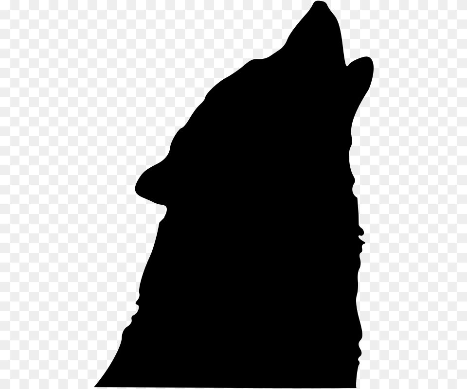 Choochus Wolf Head Howl, Gray Free Png Download