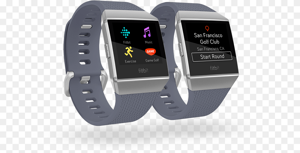 Choose From Courses Globally Fitbit Ionic Watch Wristwatch, Arm, Body Part, Person Free Png