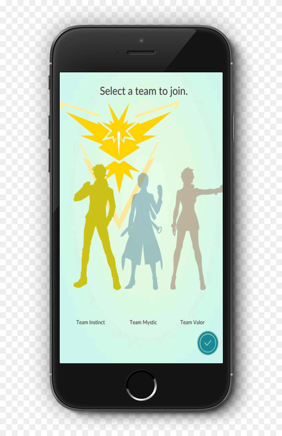 Choose Team Pokmon Go Team Instinct 3 Pouces Pokemon Aller Inspir Quipe Patchs Choix, Electronics, Mobile Phone, Phone, Adult Png Image