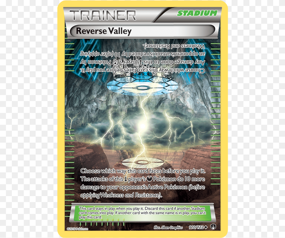 Choose Which Way This Card Faces Before You Play It Reverse Valley Pokemon Card, Advertisement, Poster, Nature, Outdoors Free Png