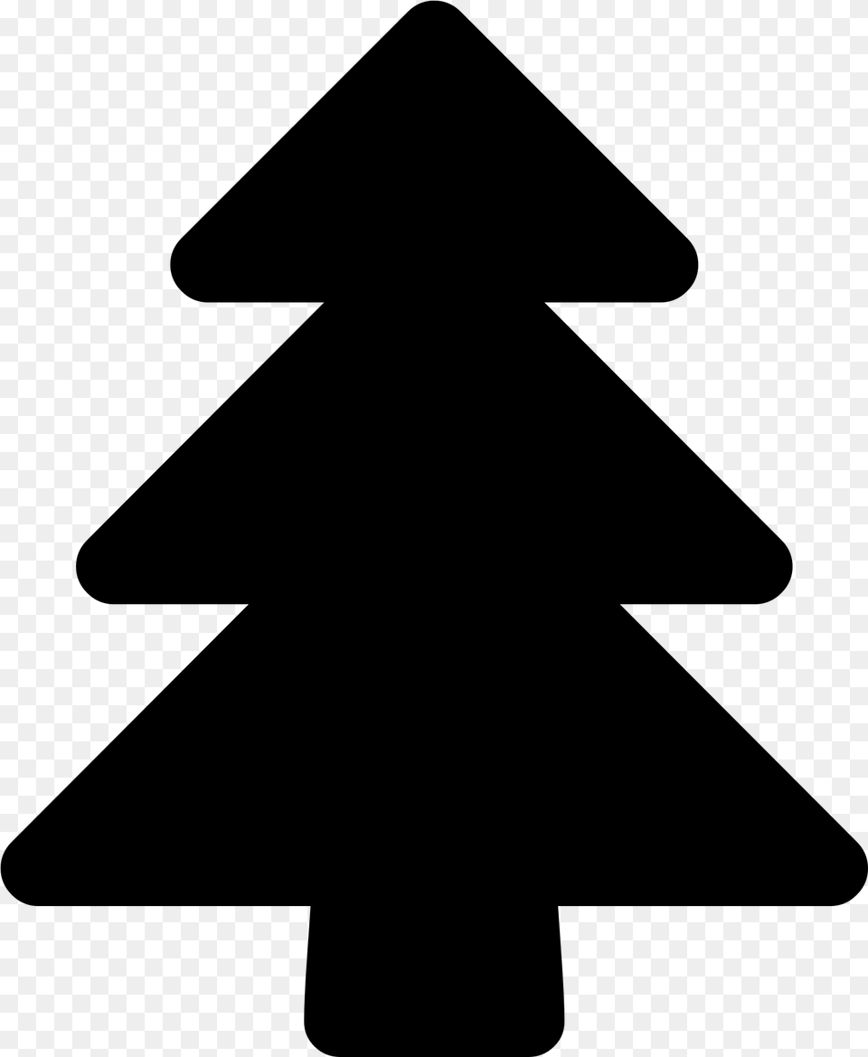 Choose Your Christmas Tree Font Awesome Tree Icon, Gray Png