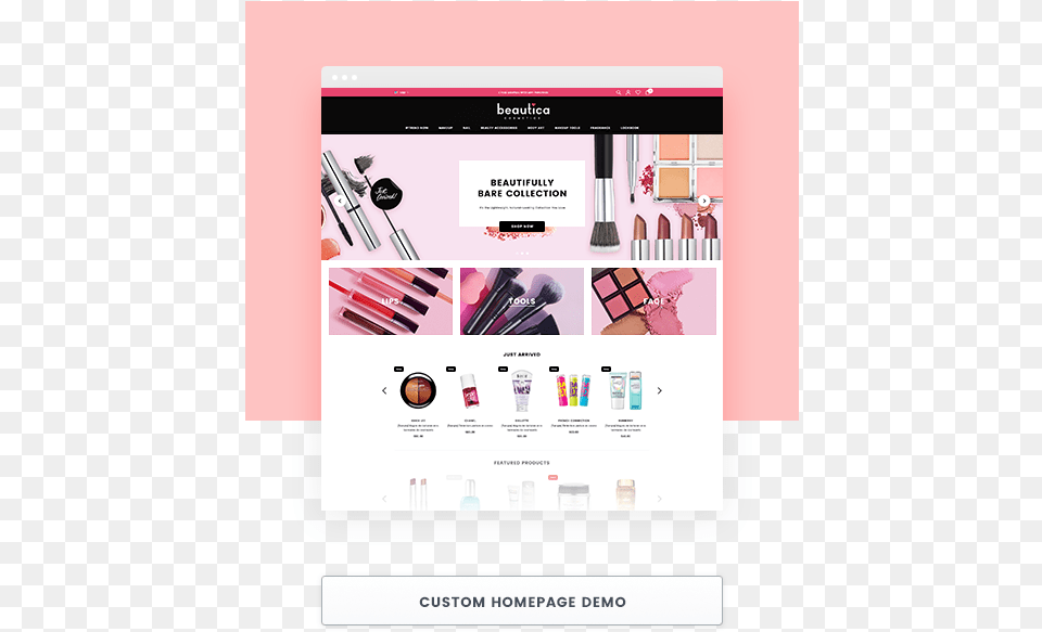 Choose Your Own Shopify Theme Amp Template For Your Shopify Web Page, Cosmetics, Lipstick, File, Advertisement Free Transparent Png