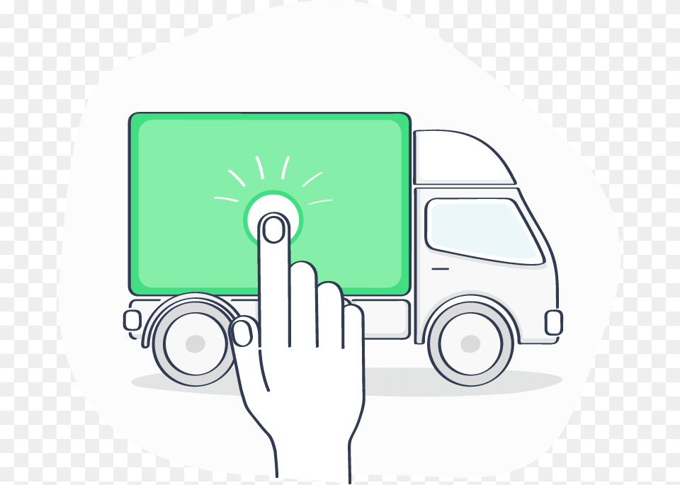 Choose Your Perfect New Van Illustration, Moving Van, Transportation, Vehicle, Disk Free Png