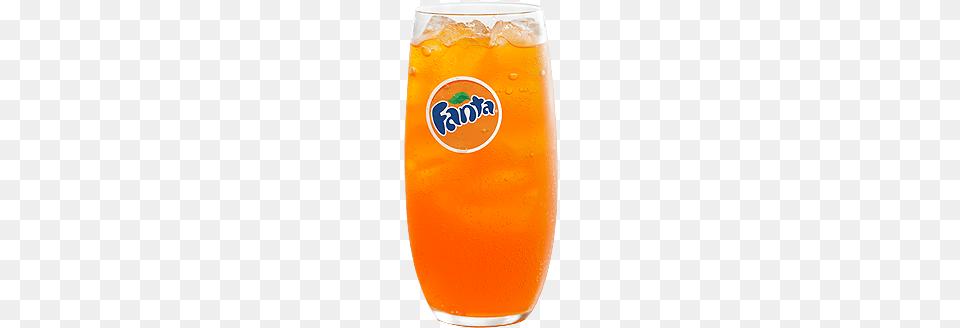 Choose Your Size Fanta Orange With Ice, Alcohol, Beer, Beverage, Glass Free Png