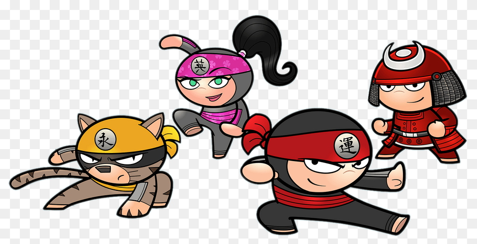 Chop Chop Ninja Friends, Baby, Person, Face, Head Png Image