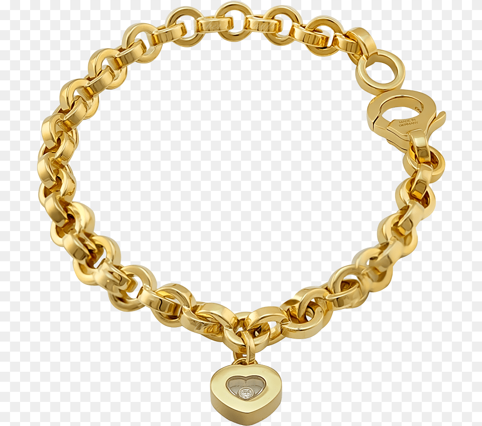 Chopard Happy Diamonds Icons Yellow Gold Bracelet Accessories, Jewelry, Necklace Free Transparent Png