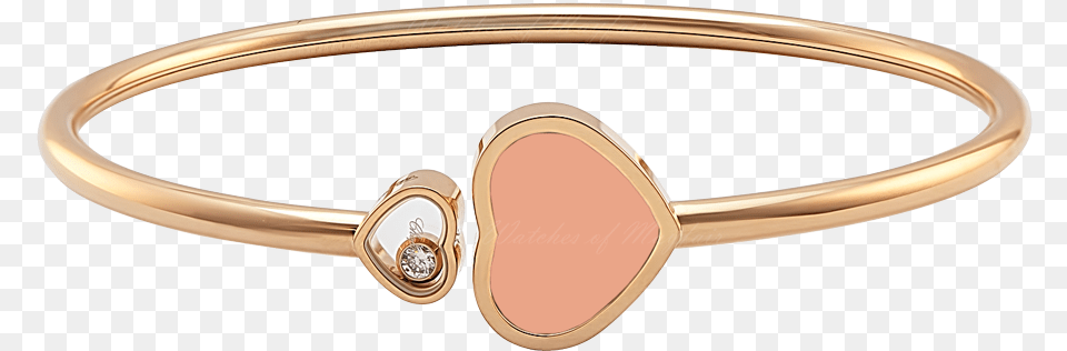 Chopard Happy Hearts Rose Gold Rse Stone Diamond Bangle Chopard Accessories, Bracelet, Jewelry, Ring Png