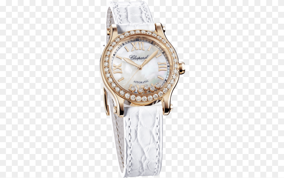 Chopard Happy Sport Watch White, Arm, Body Part, Person, Wristwatch Png