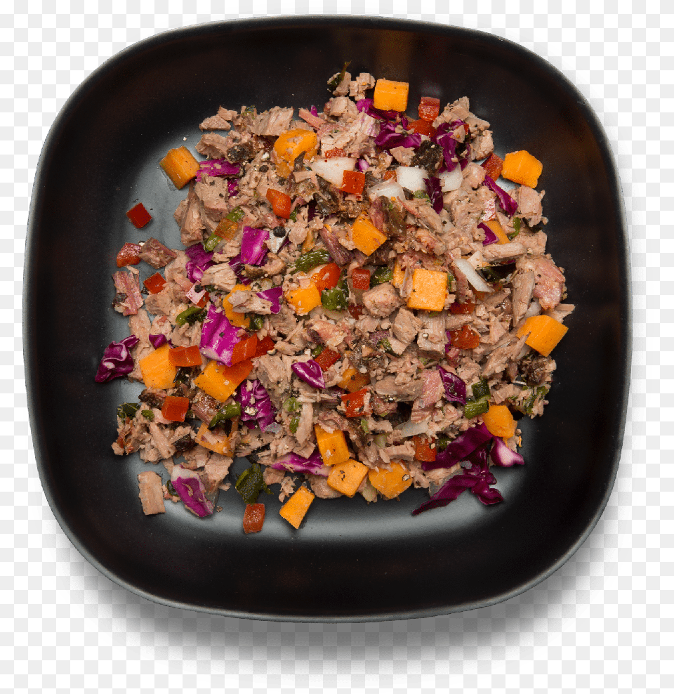 Chopped Brisket With Bbq Sauce Sisig, Food, Lunch, Meal, Plate Png Image