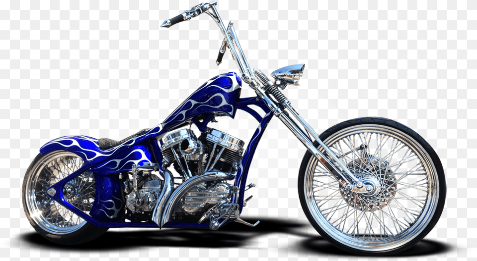Chopper Motorcycle, Alloy Wheel, Vehicle, Transportation, Tire Png