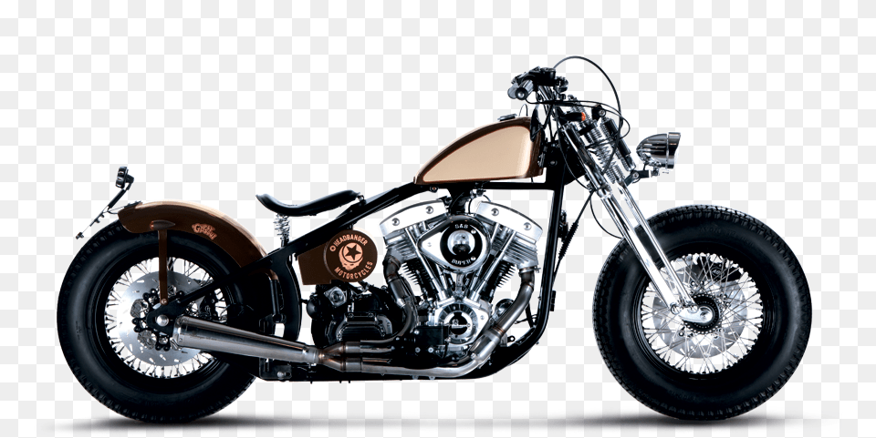Chopper Motorcycle, Machine, Spoke, Wheel, Vehicle Png Image