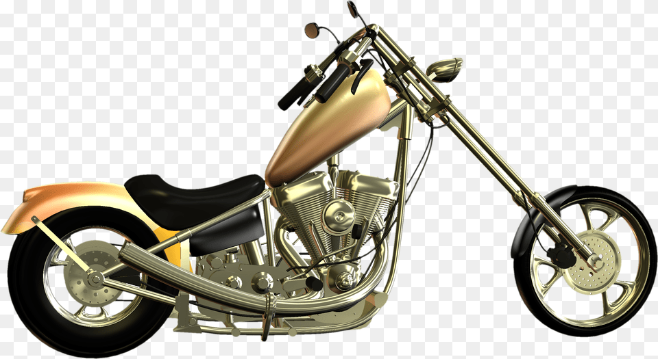 Chopper Motorcycle Accessories Moped Chopper Motorcycle, Machine, Spoke, Vehicle, Transportation Free Png