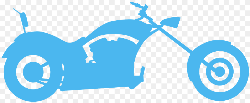 Chopper Silhouette, Motorcycle, Transportation, Vehicle Png Image
