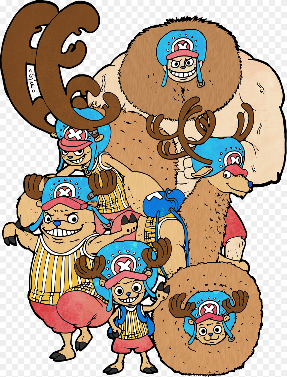 Chopper Time Skip Forms One Piece Chopper All Points, Baby, Person, Face, Head Free Png
