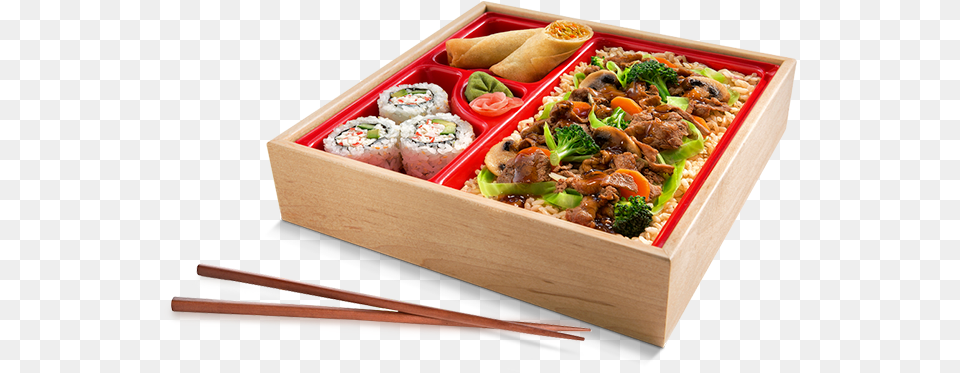 Chopsticks Bento, Dish, Food, Lunch, Meal Free Png